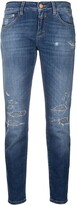 Thumbnail for your product : Closed Cropped Distressed Skinny Jeans