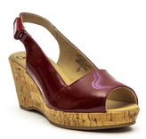 Thumbnail for your product : Caprice Red Wedge Sling Back Womens Red