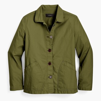 J.Crew Garment-dyed chino swing jacket