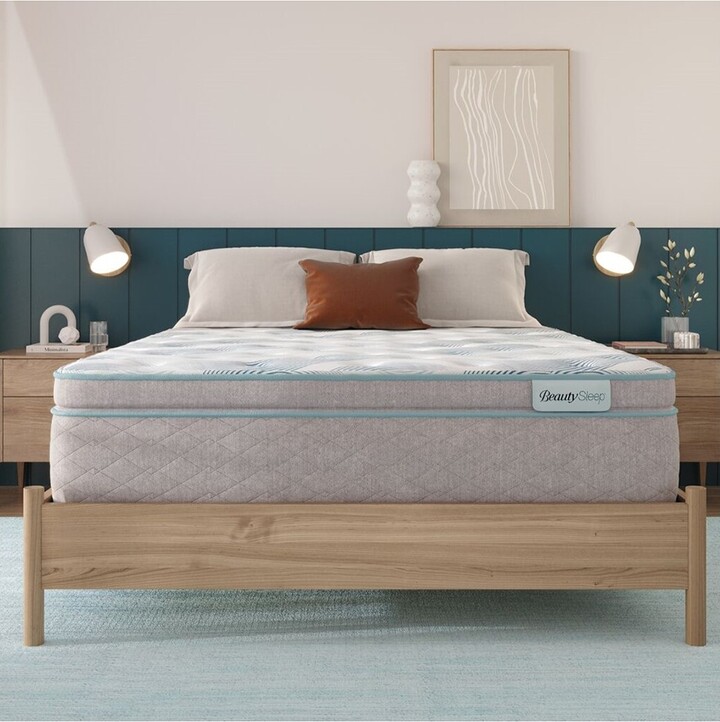 Beautysleep Bashful Lullaby 14.25" Ultra Plush Pillow Top Mattress Set - Twin