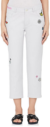 Mira Mikati Women's Patch-Embroidered Cotton Crop Pants