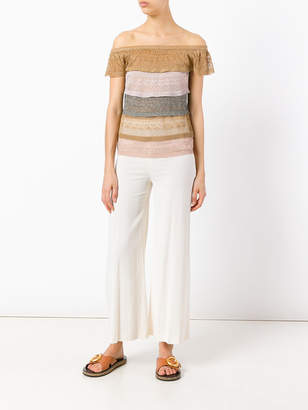 Jucca wide-legged cropped trousers