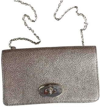 gold mulberry clutch bag