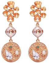 Thumbnail for your product : Oscar de la Renta Crystal-Embellished Clip-On Earrings