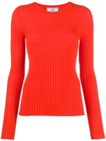 Thumbnail for your product : AMI Paris Crew-Neck Ribbed Jumper