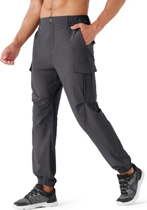 URBEST Men's Hiking Cargo Pants Lightweight Quick Dry Stretch