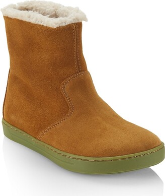 Girls Suede With Faux Fur Boots | ShopStyle