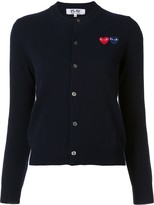 Thumbnail for your product : Comme des Garçons PLAY Double Heart Cardigan