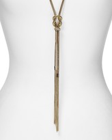 Thumbnail for your product : Aqua Knot Tassel Pendant Necklace, 28