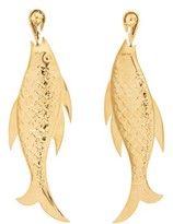 Thumbnail for your product : BEGÜM KHAN Bora Bora 24kt Gold-plated Fish Earrings - Red Gold