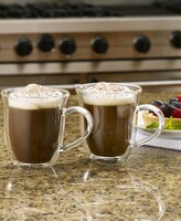 Thumbnail for your product : Bonjour 2-Pc. Glass Cappuccino Cup Set