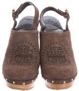 Thumbnail for your product : Tory Burch Suede Brayden Clogs