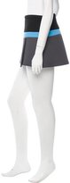 Thumbnail for your product : Cynthia Rowley Flared Colorblock Skirt