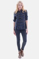 Thumbnail for your product : Everly Grey 'Bethany' Plaid Maternity Shirt