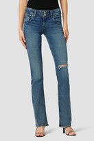Thumbnail for your product : Hudson Beth Mid-Rise Baby Bootcut Jean With Slit Hem - Blue
