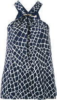 Michael Kors - blouse imprimée - women - Soie/Polyester - L