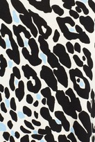 Thumbnail for your product : St. John Leopard Print Dolman Sleeve Jersey Tunic