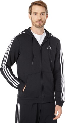 adidas Men's Essentials Fleece 3-Stripes Full-Zip Hoodie - ShopStyle