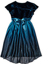 Thumbnail for your product : Speechless Bow Front Velvet Dress - Girls 7-16