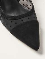 Thumbnail for your product : Marks and Spencer Spot Mesh Kitten Heel Slingback Court Shoes