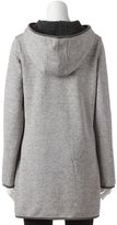 Thumbnail for your product : Weathercast hooded fleece sweater jacket - women's