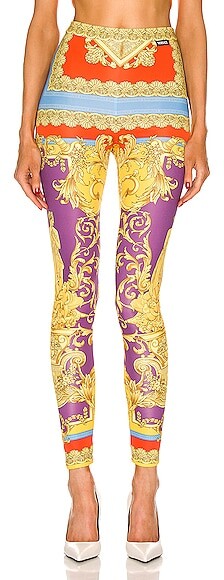 Versace Heritage Legging in Yellow - ShopStyle