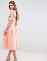 Thumbnail for your product : Bardot DESIGN Fold Detail Bardot Scuba Prom Dress