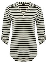 Thumbnail for your product : M&Co Striped jersey blouse