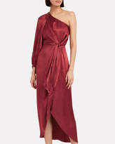 Thumbnail for your product : Shona Joy Joan One-Shoulder Draped Dress