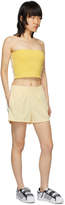 Thumbnail for your product : adidas Yellow 3 Stripes Shorts