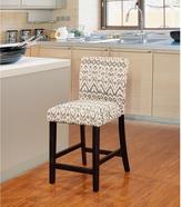 Thumbnail for your product : Linon Morocco 24 in. Gray Cushioned Bar Stool