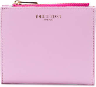 Emilio Pucci logo stamp billfold purse