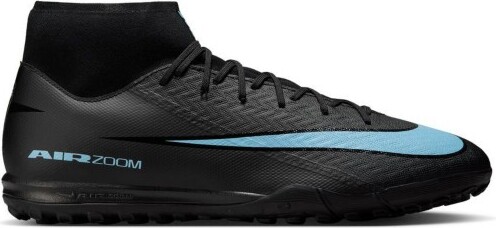 Adult Nike Mercurial Superfly 10 Academy Soccer Shoes M12.5/W14 Regular Black/Ice Blue