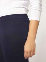 Thumbnail for your product : Evans Navy Blue Ankle Length Leggings