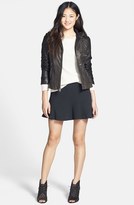 Thumbnail for your product : MICHAEL Michael Kors Two-Tone Hooded Leather Jacket