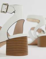Thumbnail for your product : Faith Dustin Buckle Mid Heel Sandals