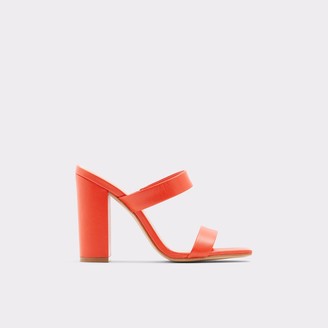aldo red shoes women's