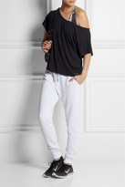 Thumbnail for your product : Zoe Karssen Cotton-blend jersey track pants