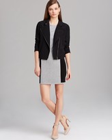 Thumbnail for your product : Magaschoni Silk Asymmetric Zip Front Jacket