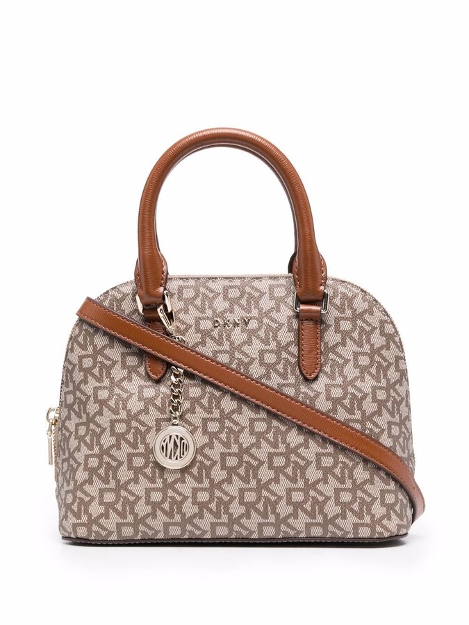 DKNY MonogramPrint Crossbody Bag ShopStyle