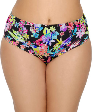 Elomi Plus Size Electroflower Bikini Bottom