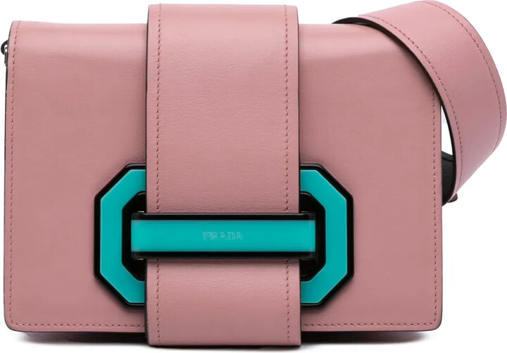 Prada Pre-Owned 2021-2025 City Calf Plex Ribbon crossbody bag