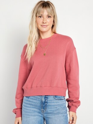 Plus Size Women Sweatshirts Baggy Slouchy Women Oversized Sweater S M L XL  2XL Off the Shoulder Pink Tops 