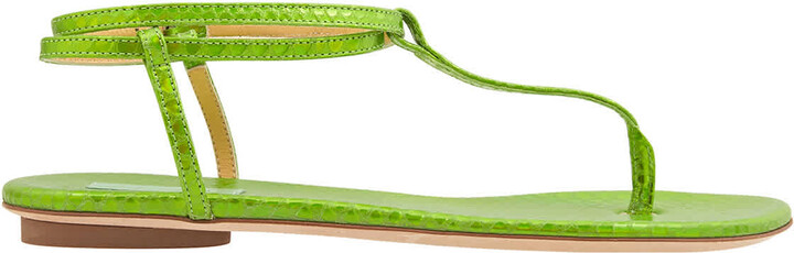 Giannico Ladies Kai Flip Flops Leather Flats