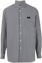 Thumbnail for your product : ZZERO BY SONGZIO Panther pinstripe shirt