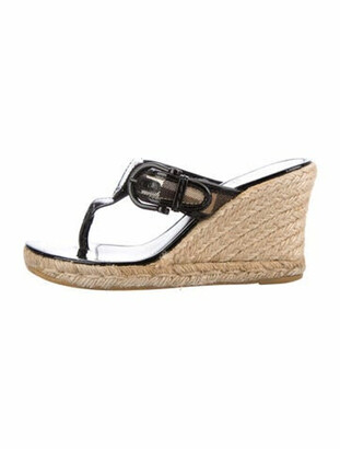 burberry black espadrilles