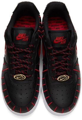 Nike Black Air Force 1 Jewel Sneakers