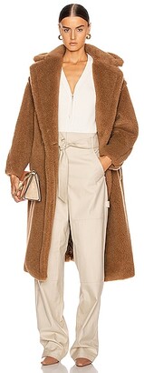 Max Mara Teddy Coat in Brown,Neutral