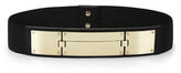 Thumbnail for your product : BCBGMAXAZRIA Plated-Front Elastic Waist Belt