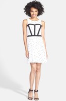 Thumbnail for your product : Kensie 'Square Dots' Fit & Flare Dress
